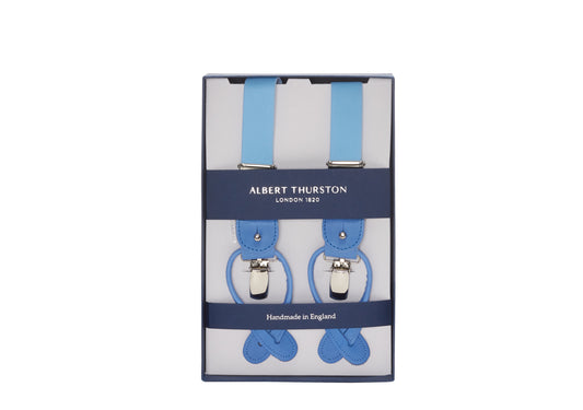 Albert Thurston Bebe Mavi 25mm Pantolon Askısı