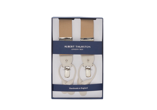 Albert Thurston Bej Rengi 32mm Pantolon Askısı