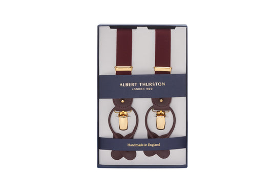 Albert Thurston Bordo 25mm Pantolon Askısı